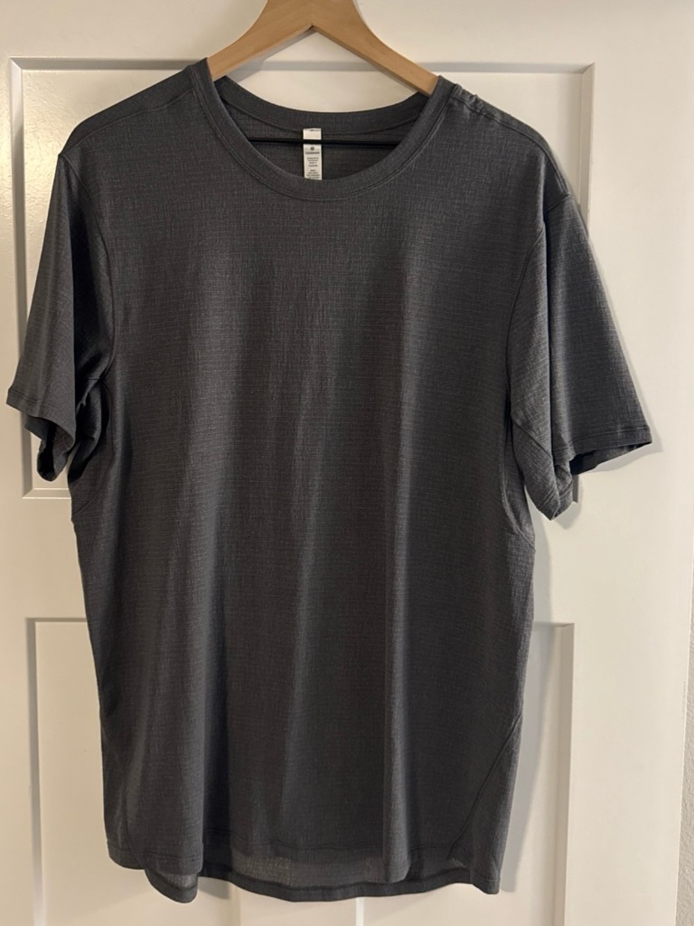 Lululemon Men's Crewneck Short-Sleeve Shirt - Gray-NWOT